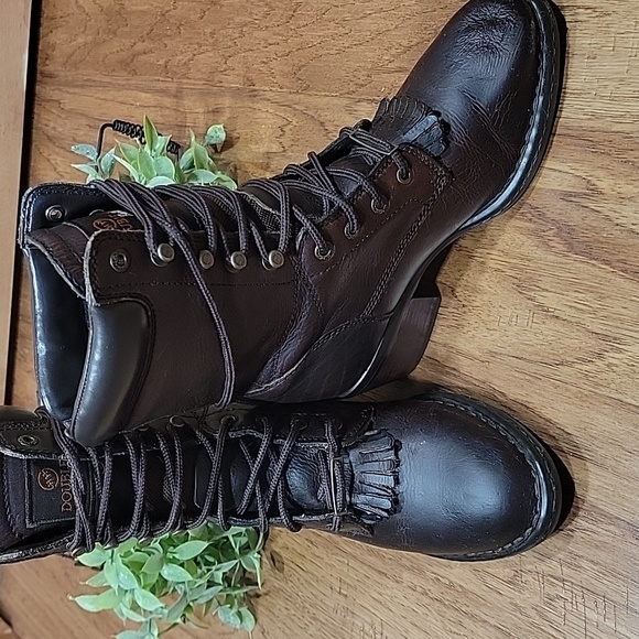 Double H Leather Kiltie Ropers 6.5 - Picture 2 of 11